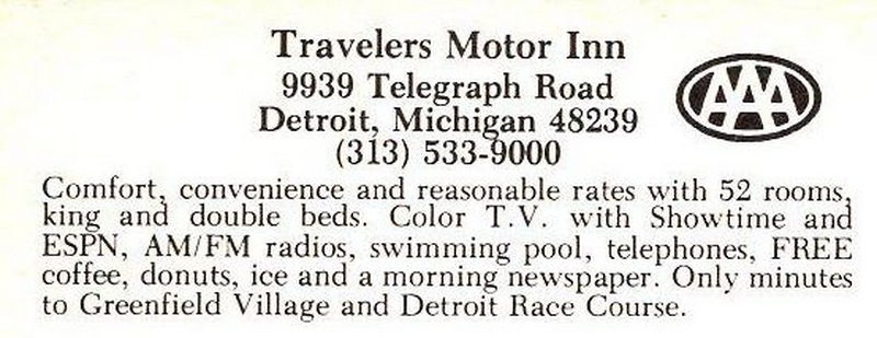 Travelers Motor Inn (New City Motel) - Vintage Postcard